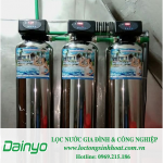 Lắp đặt hệ thống lọc nước đầu nguồn 3 cột lọc Inox, van tự động xử lý nguồn nước bị nhiễm tạp chất, huyền phù (rong rêu, cặn bẩn, dị vật…), xử lý Kim loại nặng (Sắt, Mangan…) & xử lý Canxi, magie (đá vôi)…công suất 1.5m3/giờ